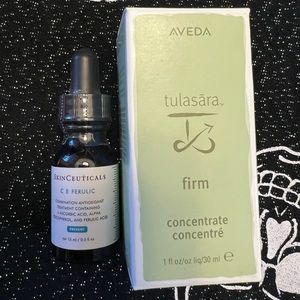 BNIB Serum Bundle! skinceuticals C E Feeulic AND AVEDA Firm Concentrate